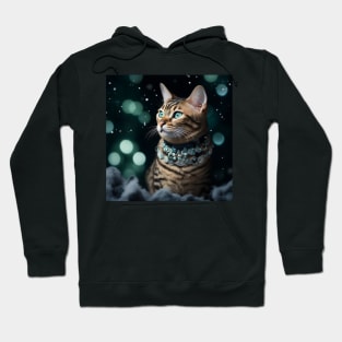 Jewelled Bengal Cat Hoodie